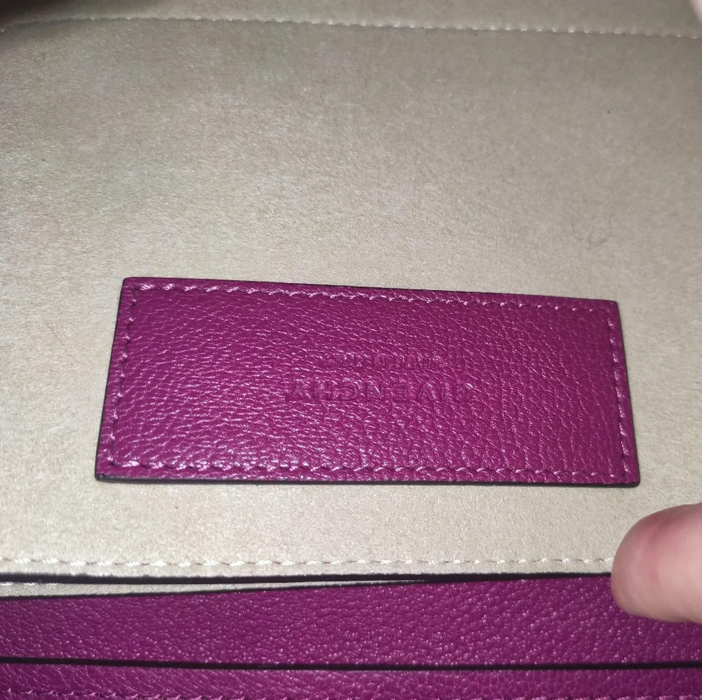Givenchy GV3 Small Goatskin Shoulder Bag Orchid